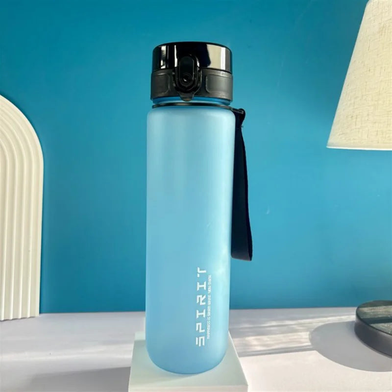 1L Sports Water Bottle High Capacity Plastic Fitness Portable Leakproof Drinking Bottle Camping Hiking Sports Cups
